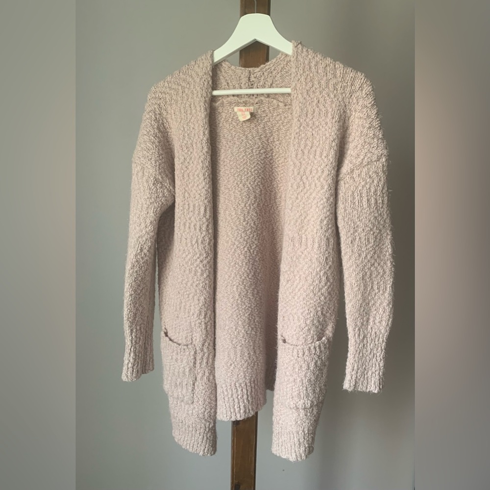 FOR THEE | Chunky Pink Knit Cardigan | Sz M